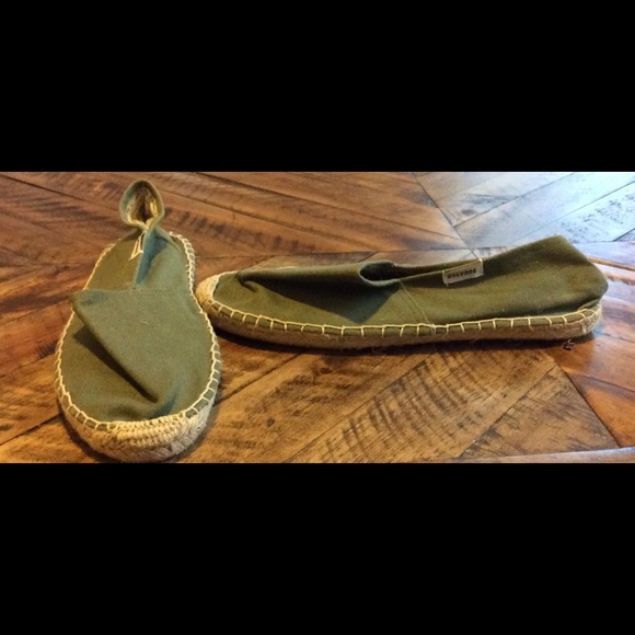 olive green espadrilles